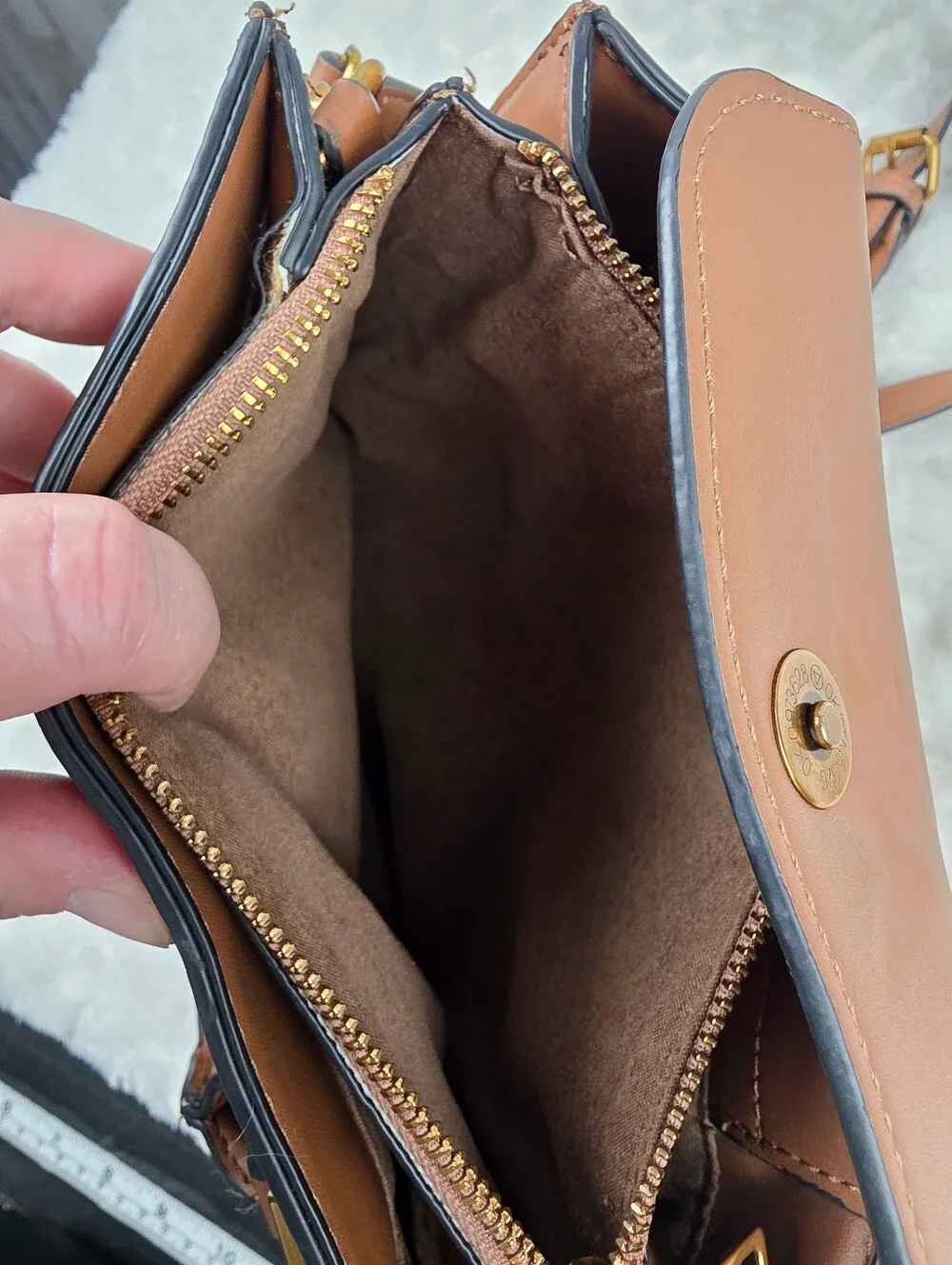 Steve Madden Brown Satchel Handbag